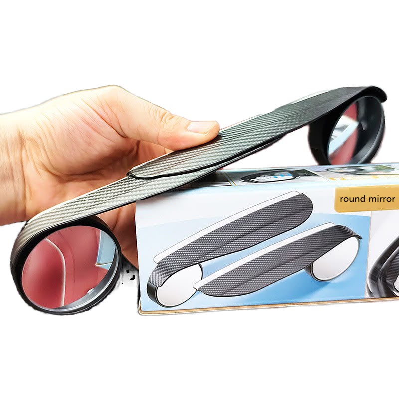 360Β° Round Rearview Mirror | Small Blind Spot Side Mirror | Adjustable Wide-Angle Car Mirror