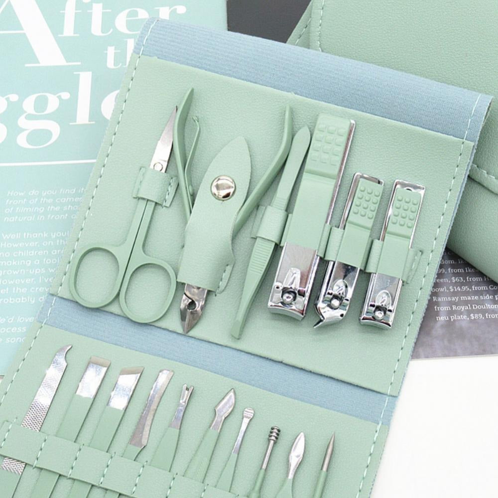 16-Piece Nail Care Kit β Manicure & Pedicure Set with Travel Case